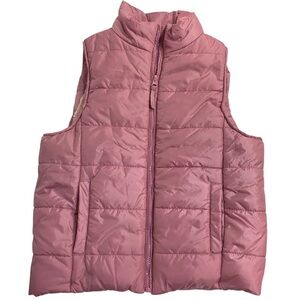 Riley & James Puffer Vest NEW Children's Quilted Vest in Rose Size 14